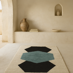 naturug collection alma di mare tapis berbère laine naturelle handmade Moroccan wool rug tapis marocain fait main 