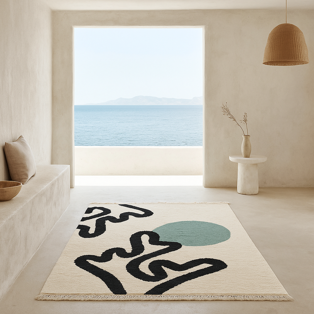 naturug collection alma di mare tapis berbère laine naturelle handmade Moroccan wool rug tapis marocain fait main 