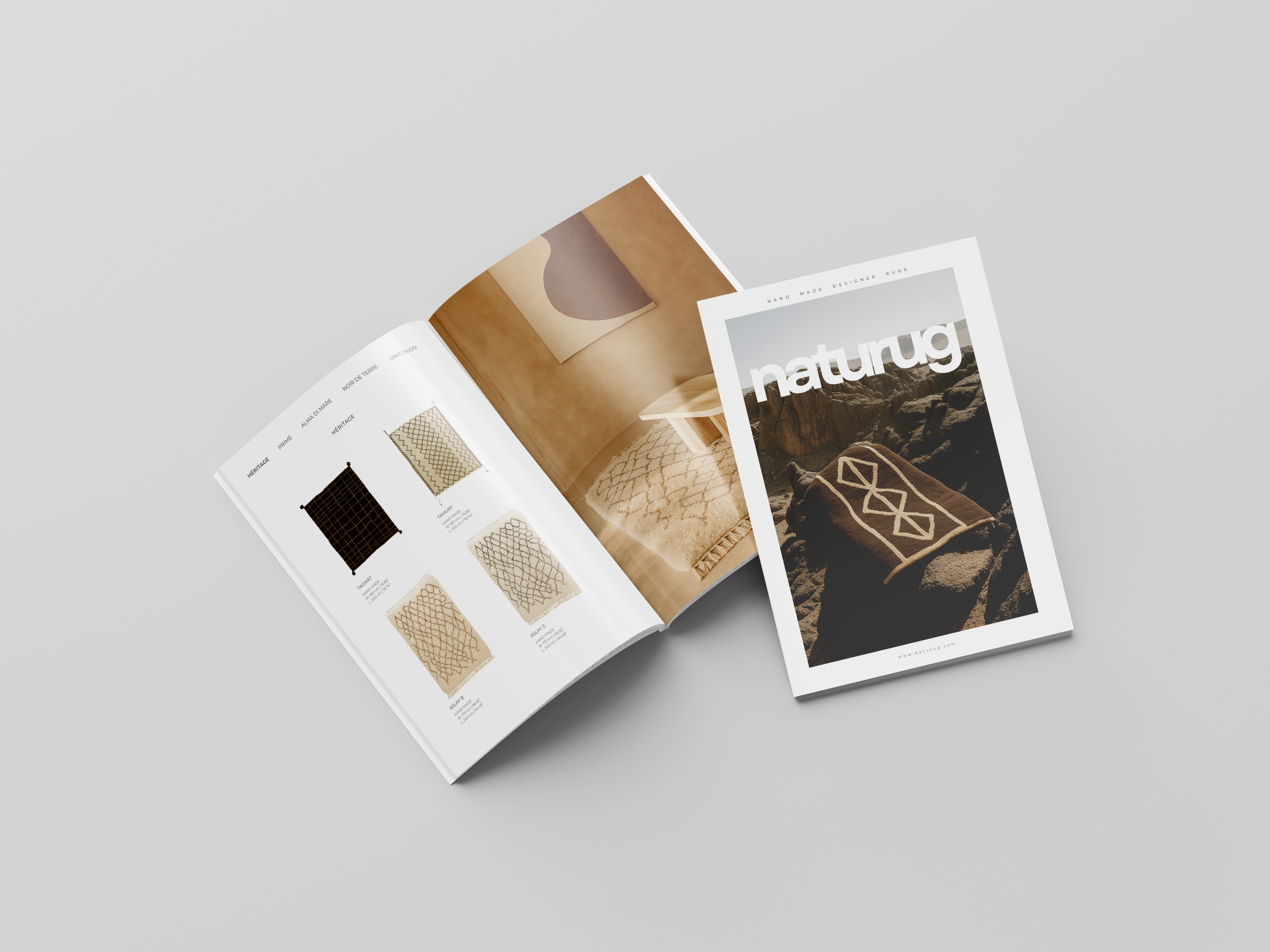 naturug collection tapis berbère laine naturelle handmade Moroccan wool rug tapis marocain fait main 